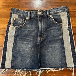 Hudson Jean Mini Skirt